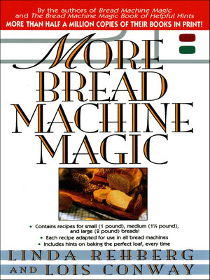 cover image of More Bread Machine Magic